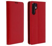 Funda Huawei P30 Pro De Cuero Cartera Función Soporte – Roja