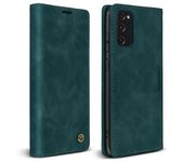 Funda Samsung Galaxy S20 Fe Folio Vintage Tarjetero Soporte Vídeo Azul