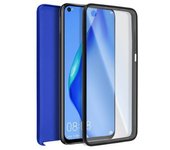 Carcasa Huawei P40 Lite Silicona + Trasera Policarbonato – Azul