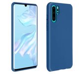 Carcasa Silicona Huawei P30 Pro Semirrígida Mate Suave - Azul