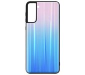 Funda Samsung Galaxy S21 Plus 2 Materiales Holográfica Brillante Delgada Rosa