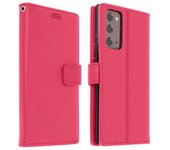 Funda Libro Cartera F. Soporte Samsung Galaxy Note 20 - Rosa