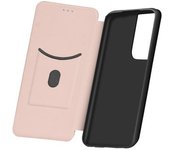 Funda Samsung Galaxy S21 Ultra Tarjetero Efecto Carbono - Oro Rosa