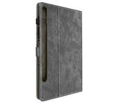 Funda Galaxy Tab S9 Y S9 Fe Cartera Multi-compartimento Soporte Para Vídeo Gris