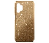 Samsung Galaxy A13 Funda De Silicona De Lentejuelas Desmontable Oro