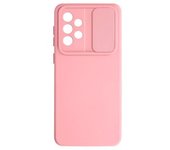 Carcasa Para Samsung Galaxy A33 5g Silicona Flexible Cubre Cámara Rosa