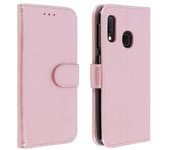 Funda Vintage Samsung Galaxy A20e Billetera F. Soporte – Oro Rosa