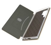 Funda Samsung Galaxy S22 Ultra Tarjetero Soporte Vídeo Acabado Satinado Dorado