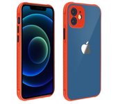 Funda Iphone 12 / 12 Pro Antideslizantes Bordes Elevados De Cámara - Rojo