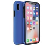 Carcasa Iphone X Protección 360a Silicona + Trasera Policarbonato – Azul Oscuro
