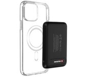 Carcasa Apple Iphone 13 Pro Y Powerbank 5000 Mah Magsafe Swissten Transparente