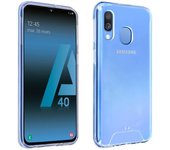 Carcasa Samsung Galaxy A40 Colección Cristal Bimateria – Transparente