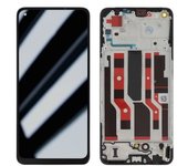 Bloque Completo Oppo Reno 8 Lite 5g Pantalla Lcd + Cristal Táctil Y Chasis Negro