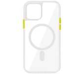 Carcasa Iphone 12 / 12 Pro Magsafe Protectora Magnético – Botones Amarillos