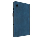 Funda Galaxy Tab A9 Plus Cartera Multi-compartimento Para Vídeo Azul Oscuro