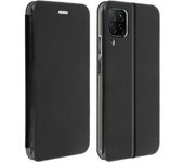 Funda Huawei P40 Lite De Cuero Ecológico Soporte Y Tarjetero - Negro