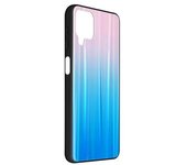 Funda Samsung Galaxy A12 2 Materiales Holográfica Brillante Delgada Turquesa
