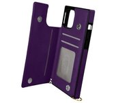 Carcasa Correa Iphone 12 Pro Max Multifunción Correa - Morado
