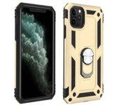 Carcasa Iphone 11 Pro Max Con Anillo-soporte Magnético – Dorado