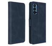Funda Vintage Para Samsung S20 Fe Con Tarjetero Y Soporte Vídeo – Azul Oscuro