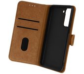 Funda Samsung Galaxy S21 Fe Tarjetero Soporte Vídeo Marrón