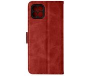 Funda De Cartera Para El Honor X8 Con Doble Función De Lengüeta Magnética, Rojo