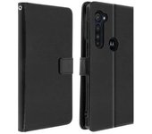 Funda Motorola Moto G Pro Vintage Billetera F. Soporte – Negro