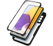 Carcasa Samsung Galaxy A72 Plexiglás Polímero Antigolpes Contorno Negro