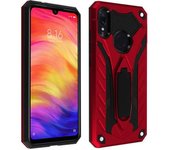 Carcasa Xiaomi Redmi Note 7 Protectora Híbrida Serie Phantom – Rojo