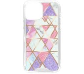 Funda Mármol Iphone 13 Mini Híbrida Esquinas Reforzadas Blanco