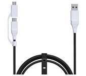 Raptor Cc200 Blanco/cable Cargador Ps4/ps5