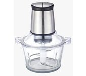 Picadora Eléctrica Cuchillas Acero Inoxidable Tarro De Cristal De 1,8 Litros De Capacidad