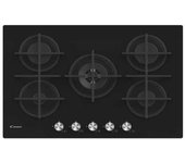 Placa Gas Candy Cvg74wpb Cristal 5f 75cm