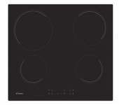 Candy Placa Vitrocerámica 4 Fuegos 6500w Negro - Cc64ch