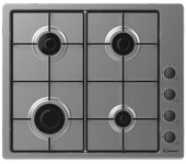 Candy Placa De Gas 60cm 4 Fuegos Gris - Chw640lxb