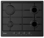 Placa De Gas Empotrada Candy Idea Chw6brbb De 4 Quemadores, Color Negro