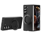 Funda Magnética Para Samsung Galaxy Z Fold Special/z Fold 6 Slim/w25, Con Soporte De Anillo, Carcasa Rígida De Pc Y Película De Vidrio Templado, Color