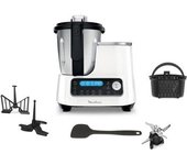 Moulinex Hf452110 Clickchef Robot De Cocina Multifunción, Capacidad Útil 2 L, Compacto, 32 Funciones, Báscula Integrada, Cesta De Vapor