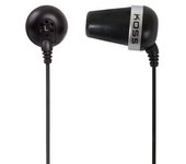 Auriculares Con Cable, Cascos Intraurales In Ear De Botón, Earphones Compatible Con Smartphones Negro Koss Plug Classic