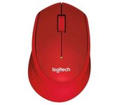 Logitech Ratón Inalámbrico M330 Silent Plus Rojo