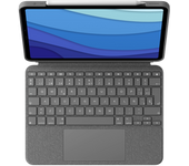 Teclado Logitech Combo Touch Inalámbrico Ipad Pro Qwerty Uk Gris