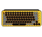 Logitech Pop Keys Teclado Rf Wireless + Bluetooth Qwerty Italiano Negro, Gris, Amarillo