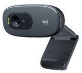 Webcam Logitech 960-001381 720p Negro