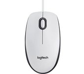 Logitech Ratón Óptico Usb Mouse M100 Blanco 1000 Dpi