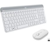 Juego De Teclado + Mouse Inalámbricos Mk470 Azerty Blanco Logitech
