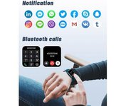 Reloj Inteligente Responder/hacer Llamadas Relojes Impermeables Ip68 - Oro Verde