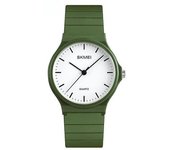 Relojes De Pulsera Analógicos De Cuarzo Para Parejas, Resistentes Al Agua, Para Hombres Y Mujeres - Verde Militar
