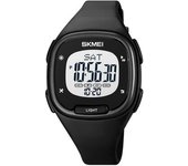 Reloj Digital Cuadrado Venaxin Con Alarma Multifuncional Y Correa De Pu Impermeable, Color Negro