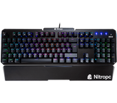 Nitropc Teclado Optico-mecánico Gaming Nk10 Rgb Switch Blue