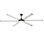 Ventilador De Techo Airlux 200 Plata Con Luz Led